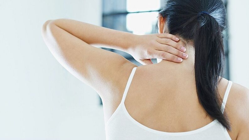 Manifestacións da osteocondrose cervical