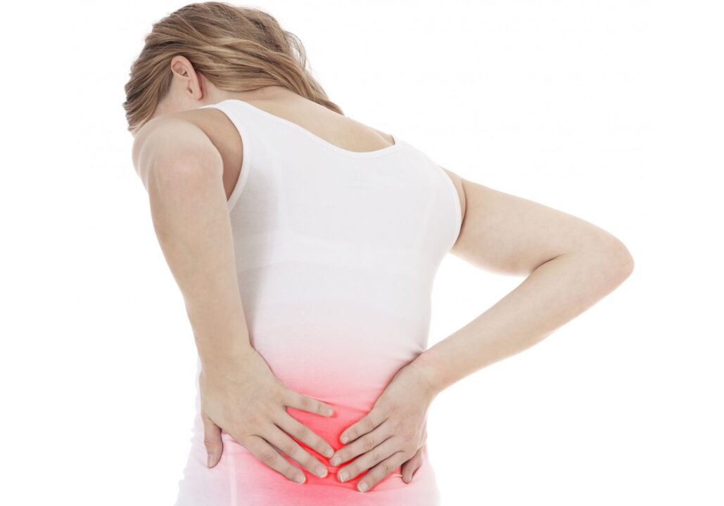 A osteocondrose pode afectar a columna lumbar
